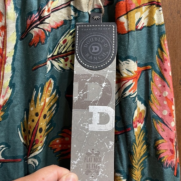 Double D Ranch XS Maxi Tiered Skirt - Yoakum, TX style - Picture 4 of 6